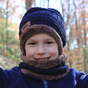 Boys winter hats and matching neck warmer